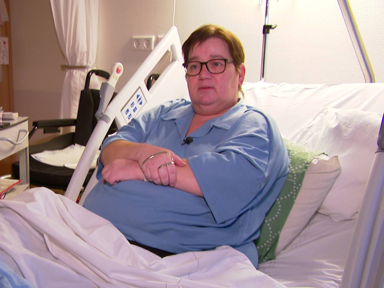 Petra kwam in het ziekenhuis terecht toen ze bijna geen adem meer kreeg.