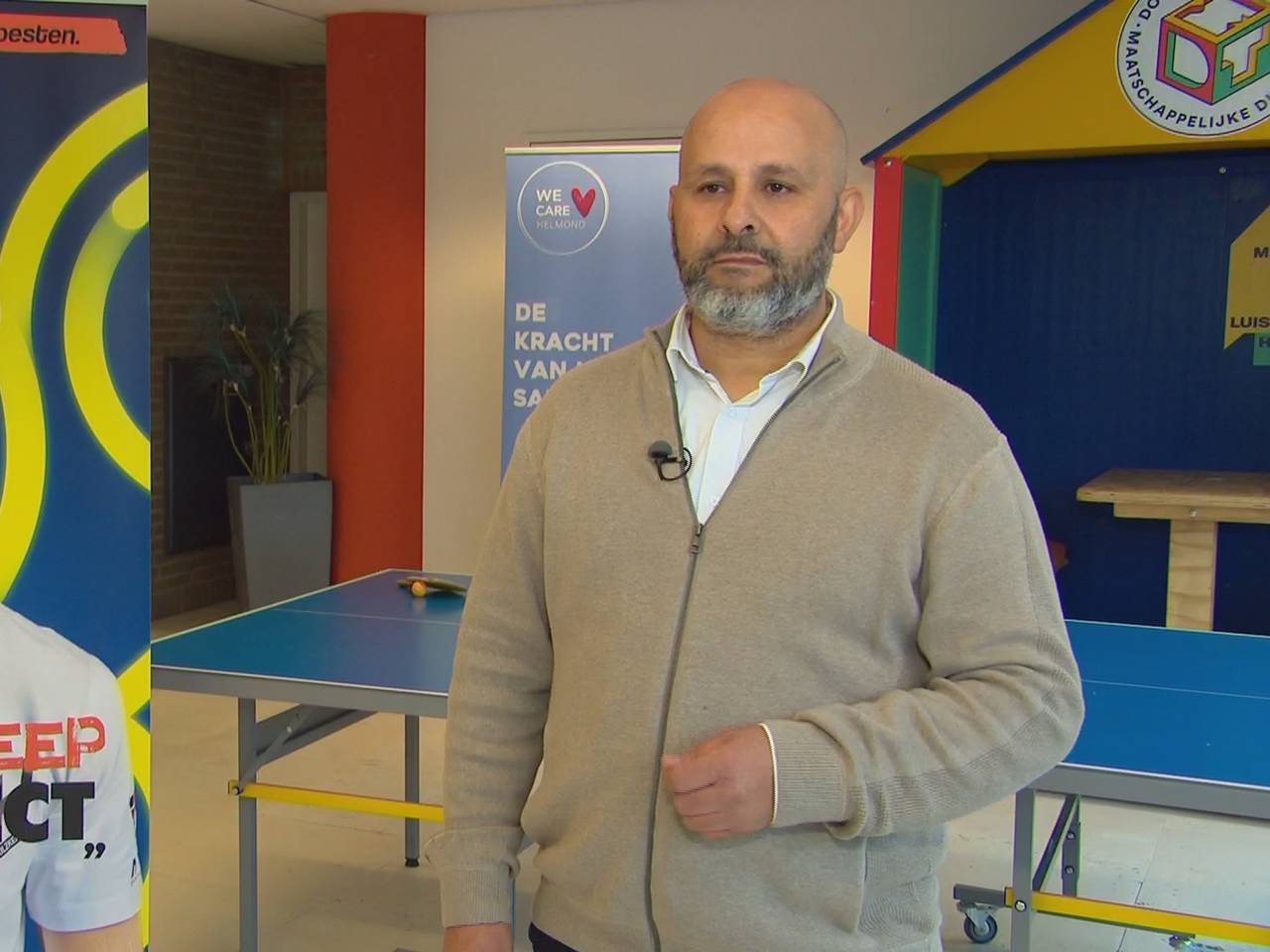 M'hamed Yahia hoopt met de campagne mensen bewust te maken van de impact van pesten (beeld: Omroep Brabant).