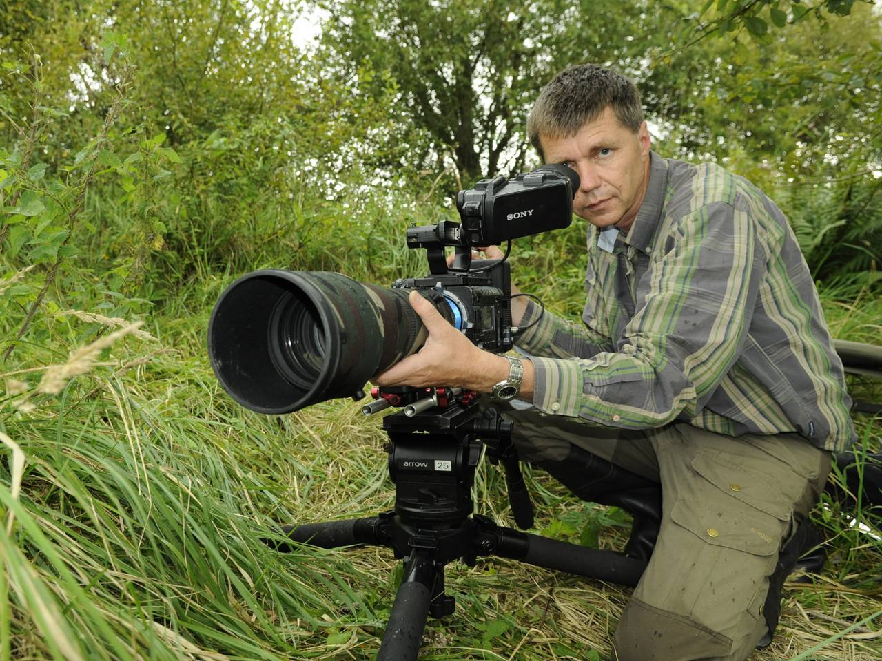 Cees van Kempen aan het werk