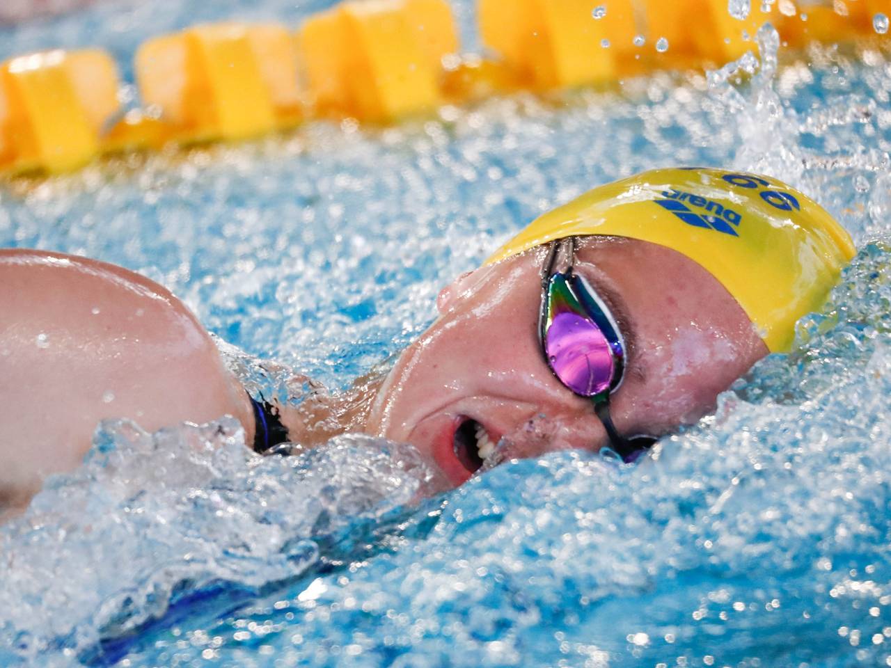 Maud van der Meer stopt met topzwemmen (foto: ANP)