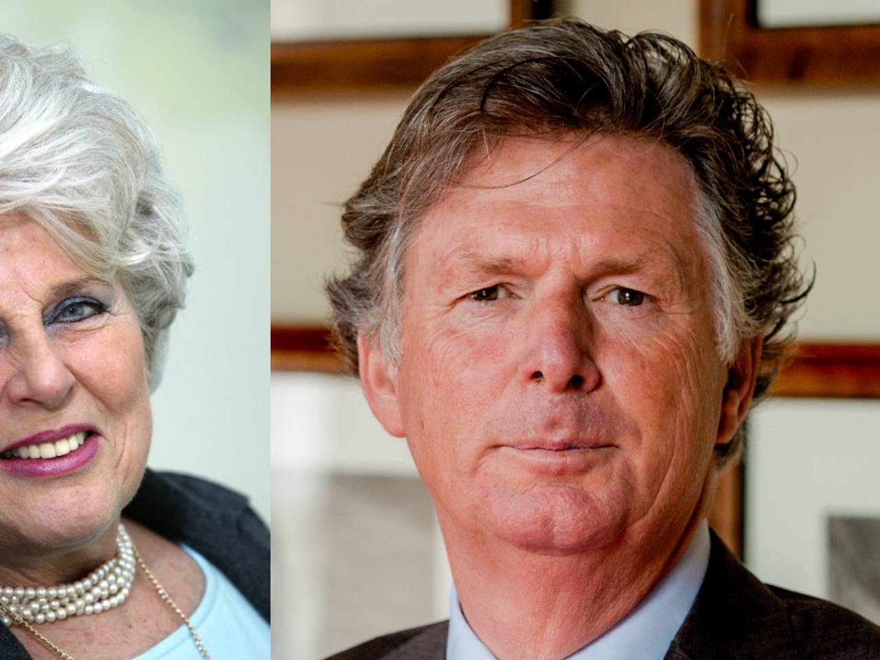 Karla Peijs en Lambert Verheijen (foto's: ANP).