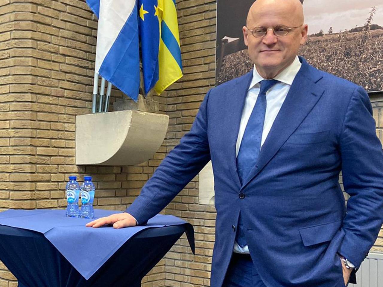 Burgemeester Adriaansen en minister Grapperhaus.