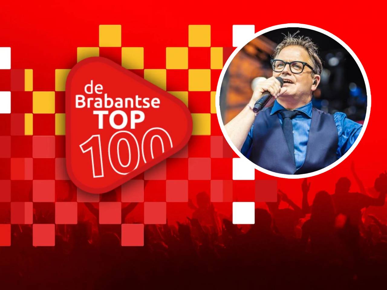 Guus Meeuwis weer op één met zijn 'Brabant' (foto: Omroep Brabant).