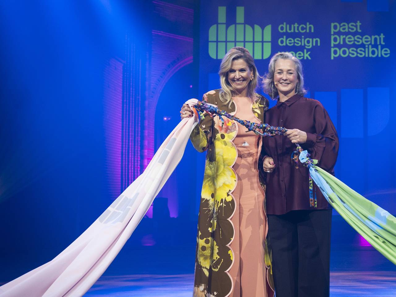 Koningin Maxima opent de Dutch Design Week (foto: ANP).