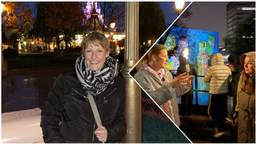 Gids Mandy van Pruissen weet veel van de lichtkunstwerken op GLOW (foto: Studio040)