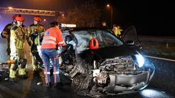 A58 dicht na aanrijdingen, een automobilist reed door ondanks rode kruizen