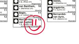 Een smiley mag (beeld: Kiesraad).