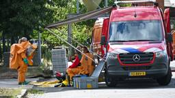 Verdachte damp uit container, acht huizen ontruimd