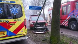 De schade aan de auto is groot. (foto: Harrie Grijseels: SQ Vision Mediaprodukties).