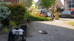 Keukenbrand door airfryer op gasfornuis
