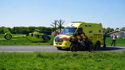 Motorrijder zwaargewond na ongeluk