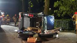 Zwaargewonde bij crash auto Wernhout