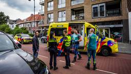 Een man is hard van de stoep gevallen in de Hoogstraat in Eindhoven.