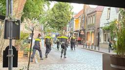 Inval in café in Oirschot