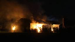 Brand verwoest schuur Sint Anthonis