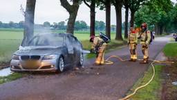 Brand verwoest auto in Elsendorp