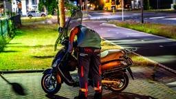 Scooterrijder gewond bij botsing met fietser