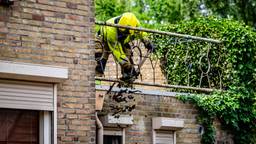 Brand op dakterras huis in Herpen
