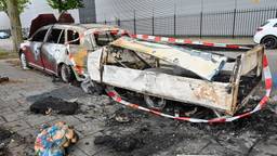 Vouwwagen uitgebrand in Tilburg