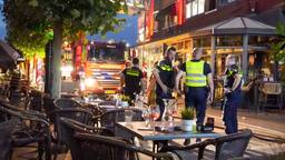 Brand in een appartement boven restaurant