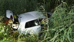 Lachgas gevonden  in gecrashte auto