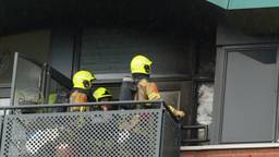 Brand op balkon van verzorgingshuis