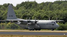 Hercules C-130 transportvliegtuig zal laag overvliegen deze week tijdens een oefening.   (Foto:archief)