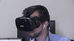 Een VR-bril. (Foto: Raymond Merkx)