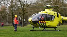 Traumahelikopter landt in Oss