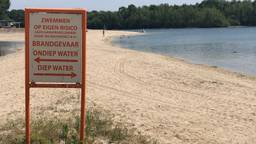 De reddingsbrigade waarschuwt voor koud water