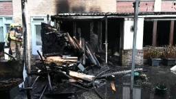 Veel schade na brand in schuurtje bij huis