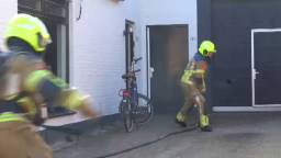 Brand op dakterras