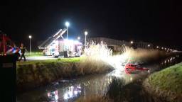 Auto belandt in water in Rosmalen