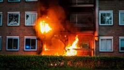 Brand verwoest appartementen in Eindhoven