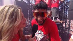 Huldiging PSV: Ismael Saibari 'te laat' voor platte kar