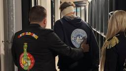 Duke met een vriend en zijn vriendin in het ziekenhuis op 11-11 (foto: privéfoto).