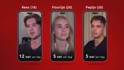 Drie Brabantse jongeren kicken af van hun scherm.