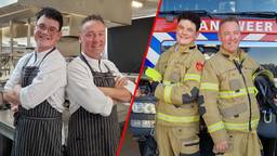 Van keuken naar kazerne: chef en sous-chef zijn samen ook bij de brandweer (foto: Tom Berkers).