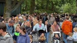 Het is dinsdag extreem druk in de Efteling.