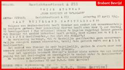 Nieuwsbulletin van 28 april 1945 | Foto: Jan de Wit