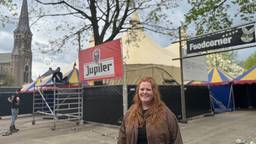 Nina heeft het festival recht voor haar deur (foto: Omroep Brabant).