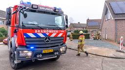 De brandweer werd gebeld toen een gasleiding werd geraakt bij werkzaamheden (foto: Iwan van Dun)