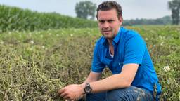 Akkerbouwer Daan Janssen verloor 75 hectare gewas door overstroming Maas