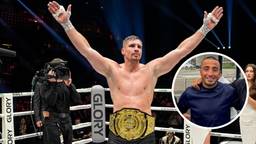 Rico Verhoeven blijft wereldkampioen (foto: GLORY, Alexis Goudeau) / Inzetje: Tayfun Özcan.