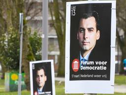 Niet de posters uit het verhaal (foto: ANP).