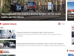NOS op de site van Omroep Brabant
