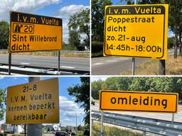 Wegafsluitingen en omleidingen. Inwoners van West-Brabant kunnen hun borst natmaken. (foto's Robert te Veele).