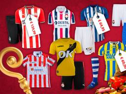 Voetbalshirts kosten Sinterklaas veel geld