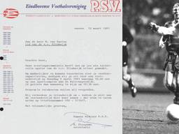 Links de brief van PSV en rechts het debuut van Marco van Basten bij Ajax (foto's: Ajax & ANP).