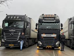 Frans (links) hoopt met zijn collega's op tijd thuis te zijn voor kerst (foto: Bas Timmermans).